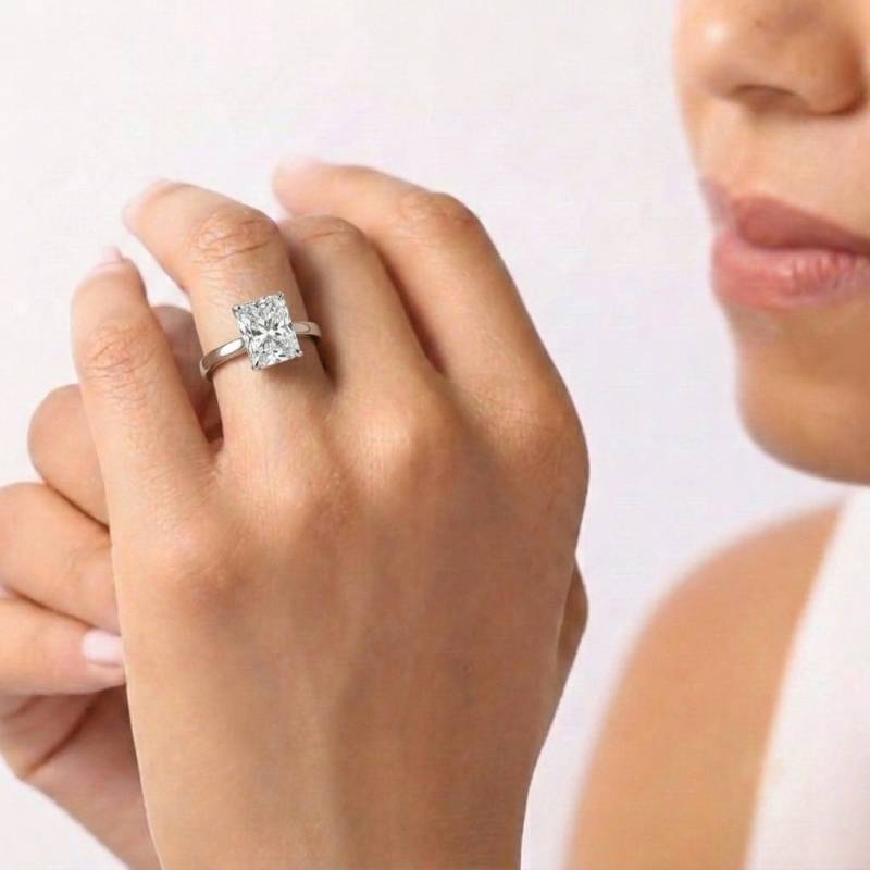 Radiant Diamond Engagement Ring
