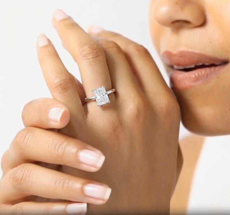 Radiant Diamond Engagement Ring