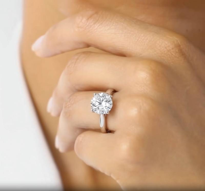Round Diamond Solitaire Ring