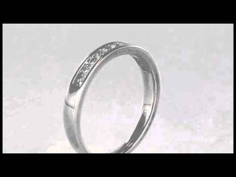 3mm Elegant Princess Diamond Eternity Ring