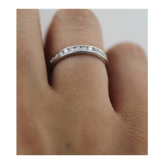 2mm Petite Round Diamond Eternity Ring