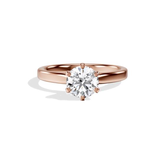 Round Diamond Solitaire Engagement Ring