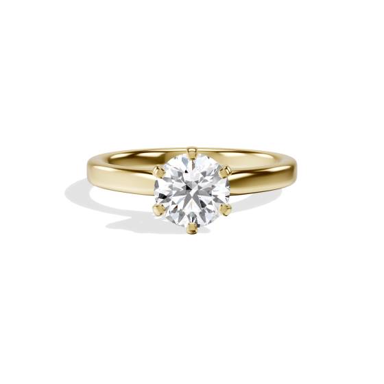 Round Diamond Solitaire Engagement Ring
