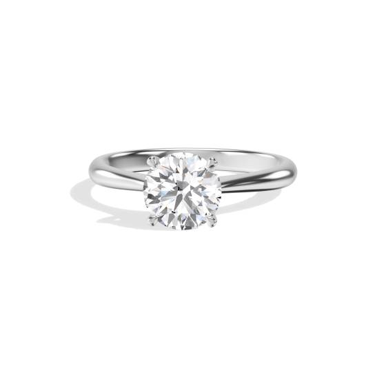 Round Diamond Solitaire Engagement Ring