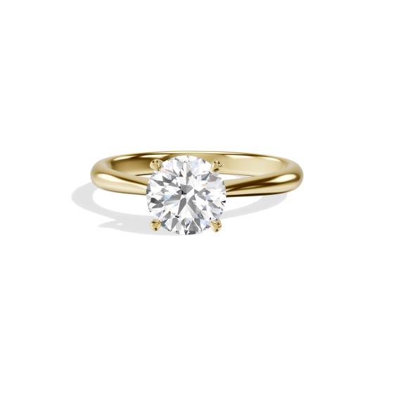 Round Diamond Solitaire Engagement Ring