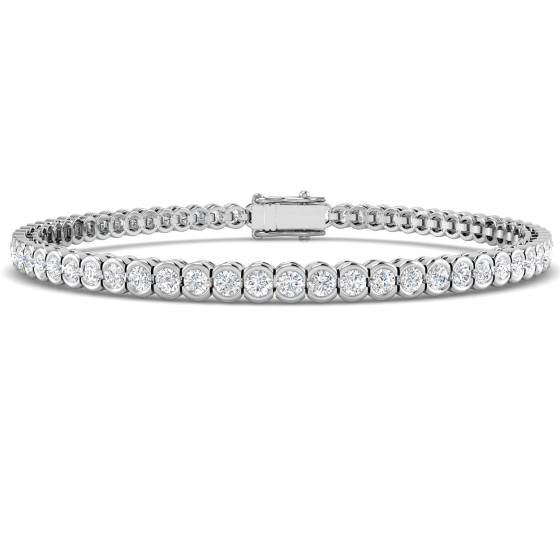 Classic Single Row Diamond Tennis Bracelet