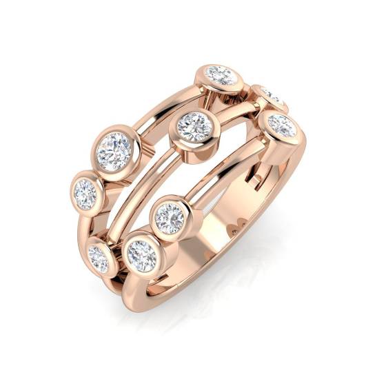 Round Labgrown Diamond Set Dress Ring