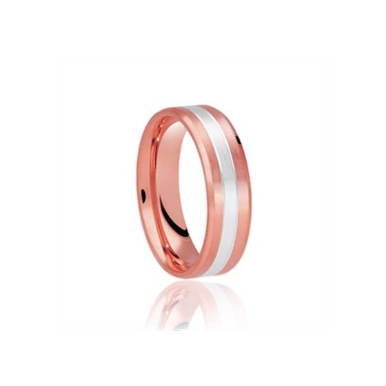5mm Two Tone Wedding Ring