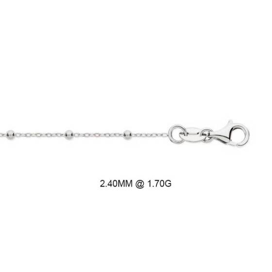 Diamond Cut Rosary Ball Chain