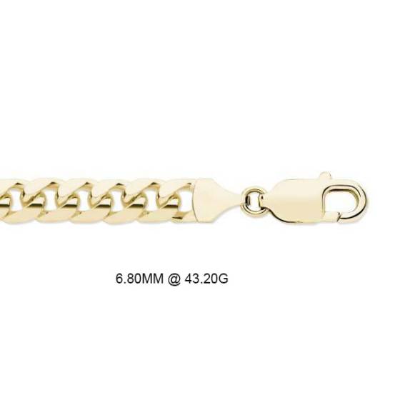 18inch Domed Cuban Curb Chain