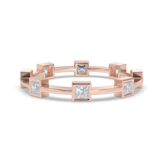 Princess Designer Diamond Wedding Ring