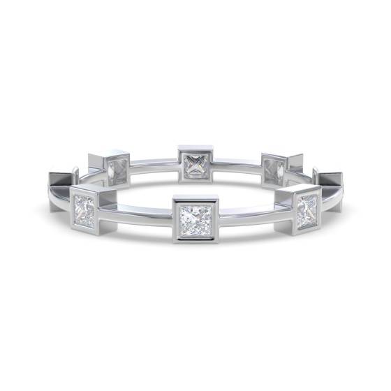 Princess Designer Diamond Wedding Ring