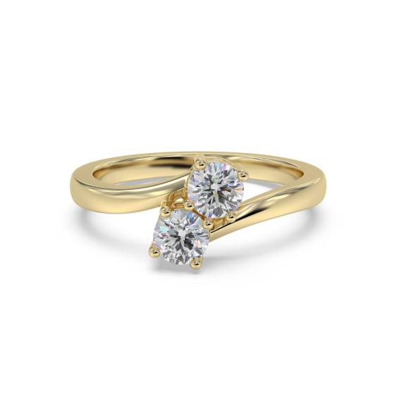 2 Stone Toi Et Moi Diamond Ring