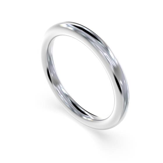 2.5mm Ultra Lightweight Traditional Court Wedding Ring