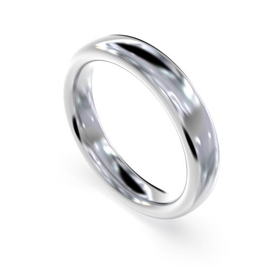 4mm Ultra Lightweight Traditional Court Wedding Ring