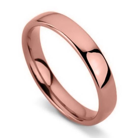DHC04 Traditional Court Wedding Ring - Lightweight, 4mm width