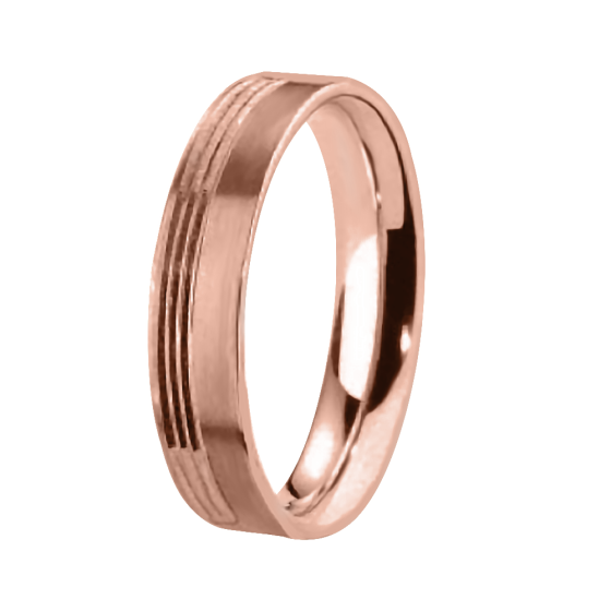 6mm Court Shape With Three Off Centre Grooves