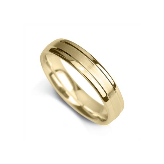 5mm Court Shape Satin Centre With Polished Edges