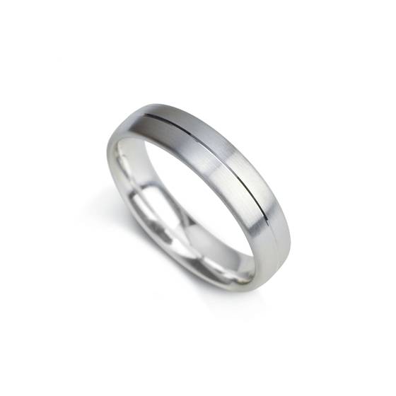 5mm Court Shape Satin Finish With A Central Groove