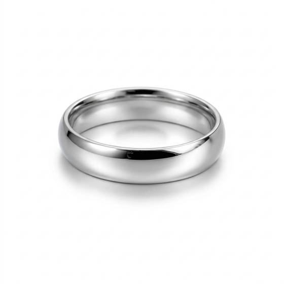 DHC07 Traditional Court Wedding Ring - Lightweight, 7mm width