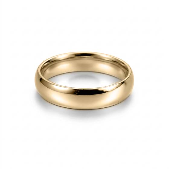 DHC07 Traditional Court Wedding Ring - Lightweight, 7mm width