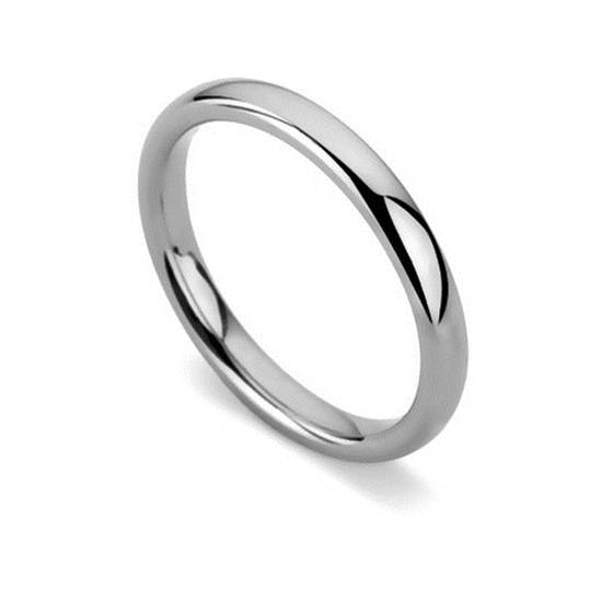 DHC25 Traditional Court Wedding Ring - Lightweight, 2.5mm width