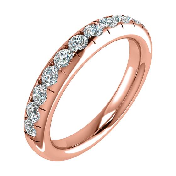 50% Diamond Set Eternity Ring