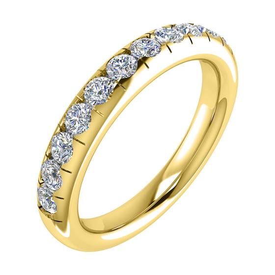 50% Diamond Set Eternity Ring