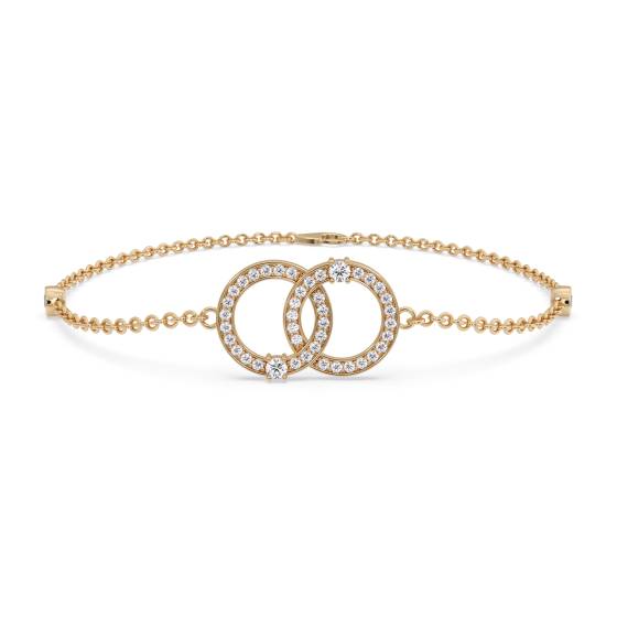 9k White Gold 0.20ct Diamond Bracelet