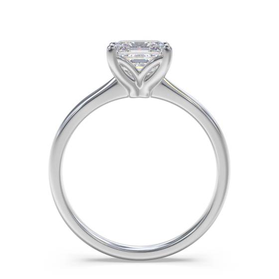 Asscher Diamond Engagement Ring
