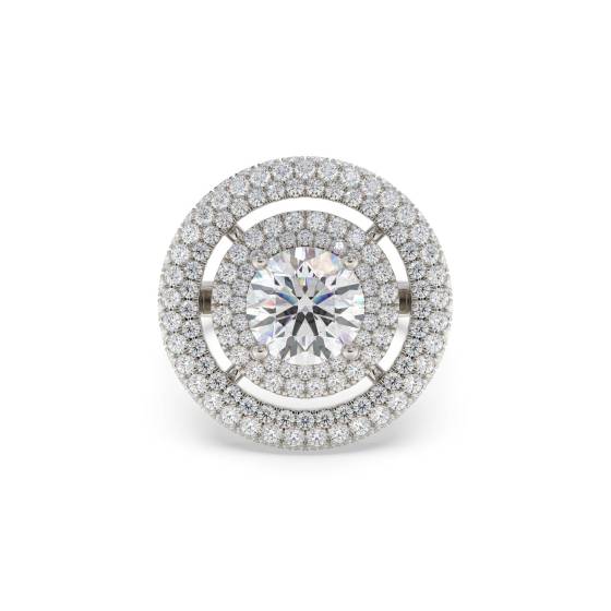 Round Diamond Designer Ring