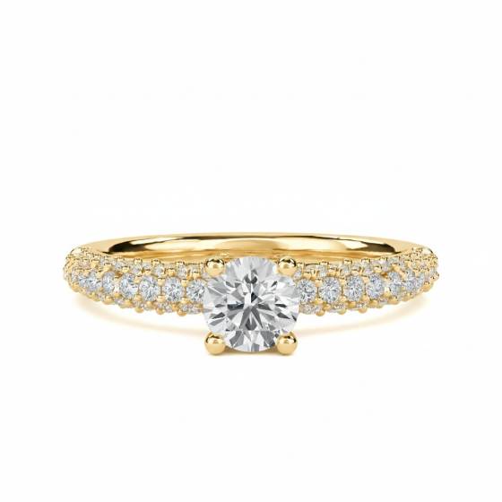 Classic Vintage Round Diamond Ring