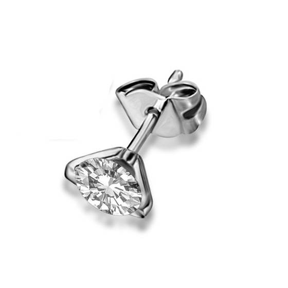 Mens Diamond Single Stud Earring