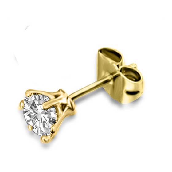 Mens Diamond Single Stud Earring
