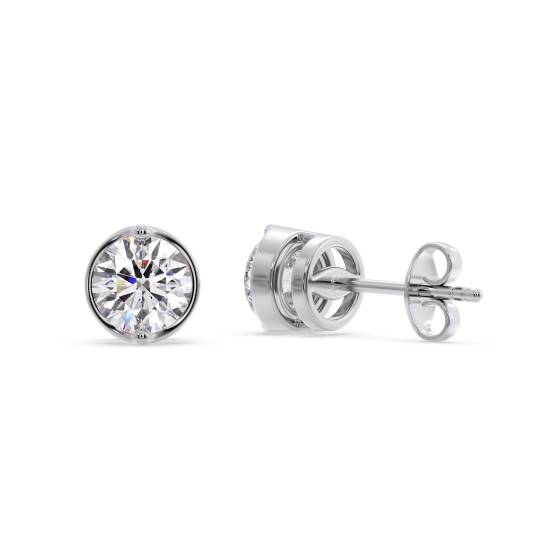 0.33ct VS/F-G Round Natural Diamond Stud Earrings