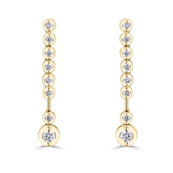 0.35ct Rosabella Diamond Statement Drop Earrings