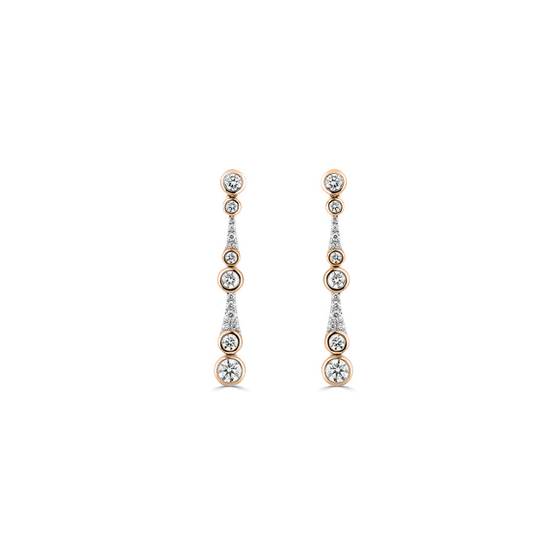 1.30ct Large Icicle Drop Earrings