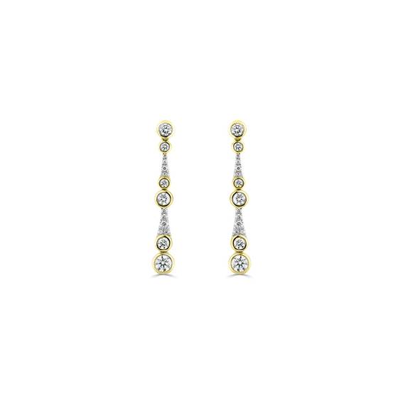 1.30ct Large Icicle Drop Earrings