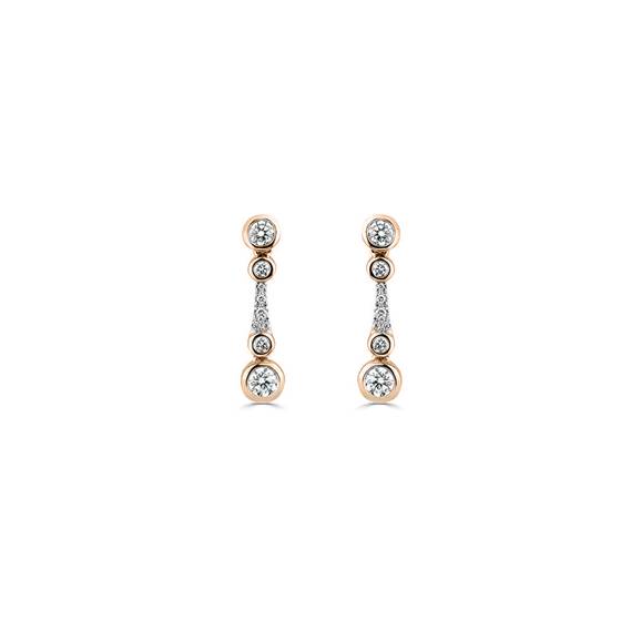 0.75ct Small Icicle Drop Earrings