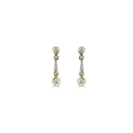 0.75ct Small Icicle Drop Earrings