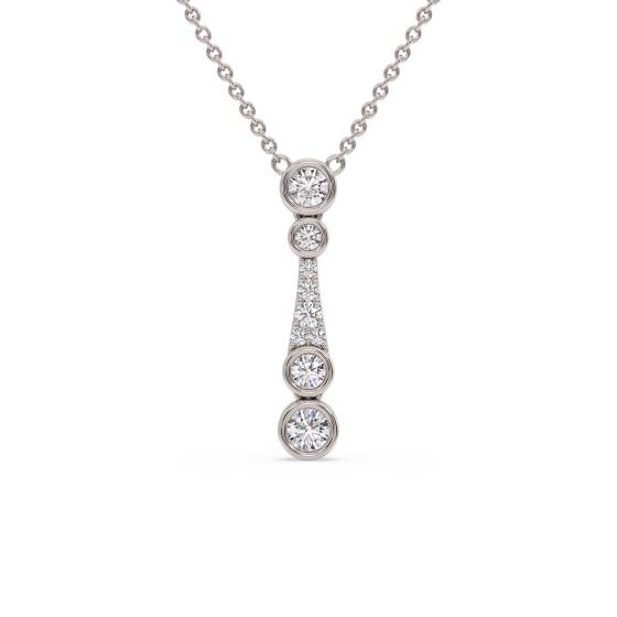 0.55ct Icicle Drop Necklace