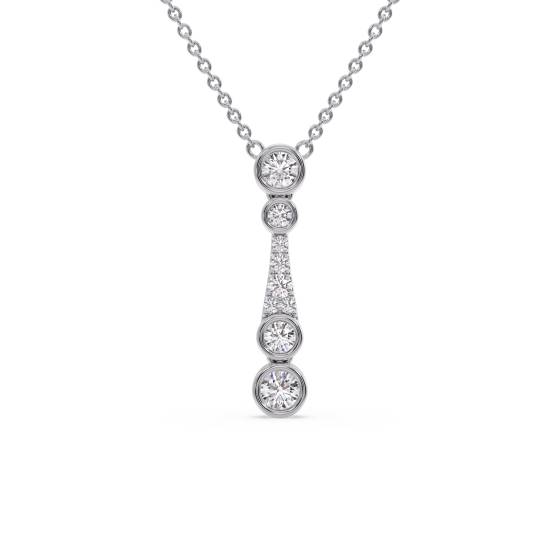 0.55ct Icicle Drop Necklace