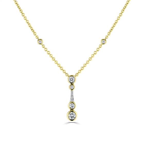 0.55ct Icicle Drop Necklace