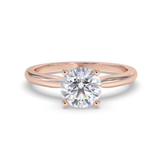 0.25ct Round Diamond Engagement Ring