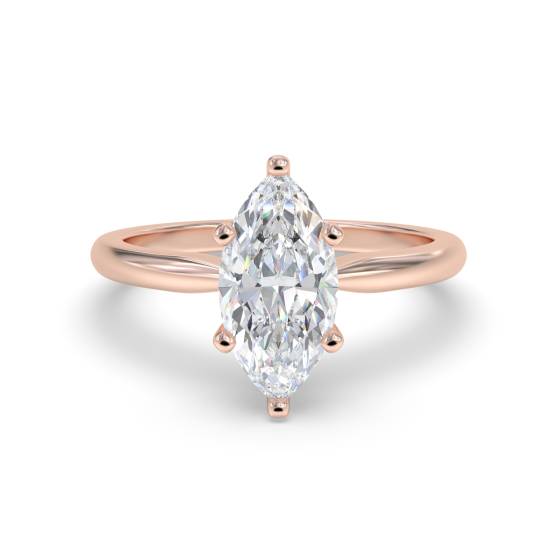Marquise Diamond Engagement Ring