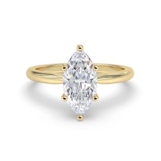 Marquise Diamond Engagement Ring