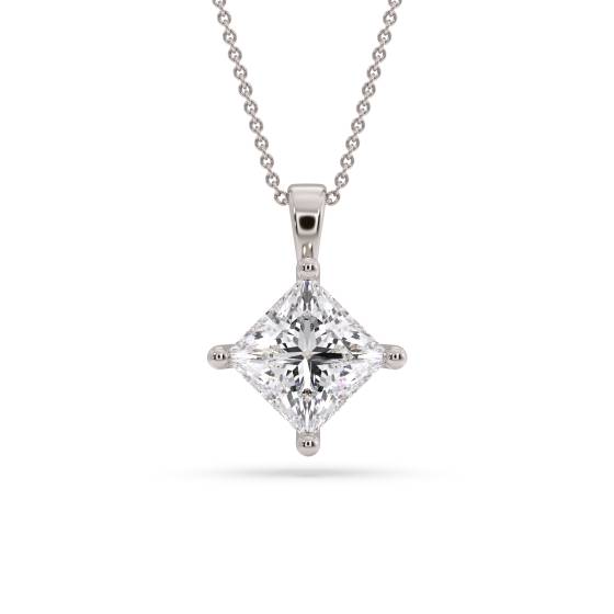 Lucida Princess Diamond Solitaire Pendant
