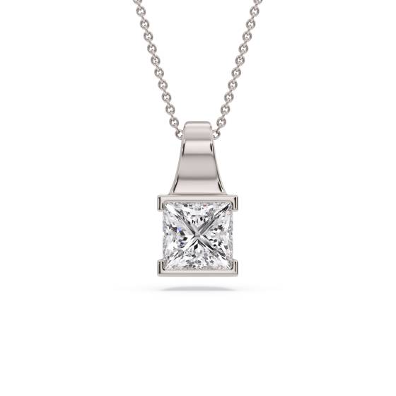 Princess Diamond Pendant