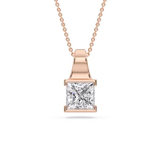 Princess Diamond Pendant