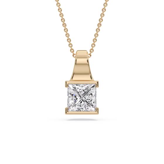 Princess Diamond Pendant